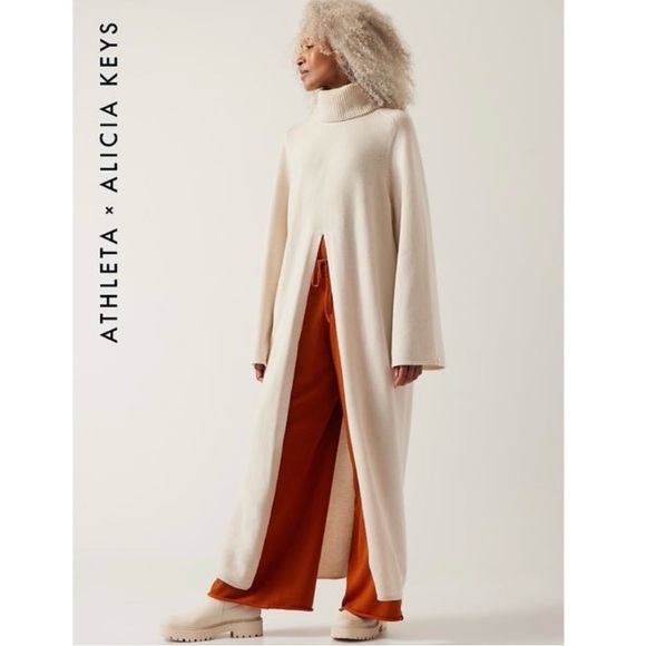 Athleta x Alicia Keys Free To Roam Wool/Cashmere Tunic Sz S - Picture 1 of 16